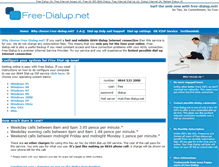 Tablet Screenshot of free-dialup.net